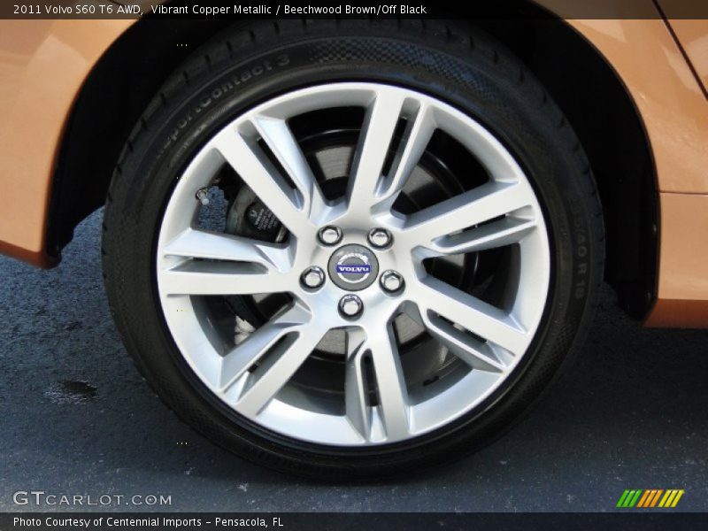Vibrant Copper Metallic / Beechwood Brown/Off Black 2011 Volvo S60 T6 AWD