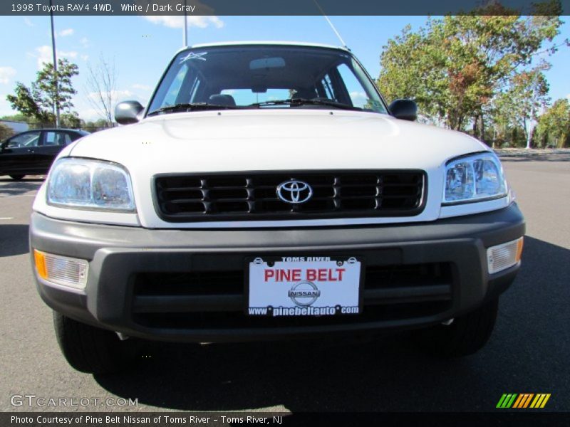 White / Dark Gray 1998 Toyota RAV4 4WD