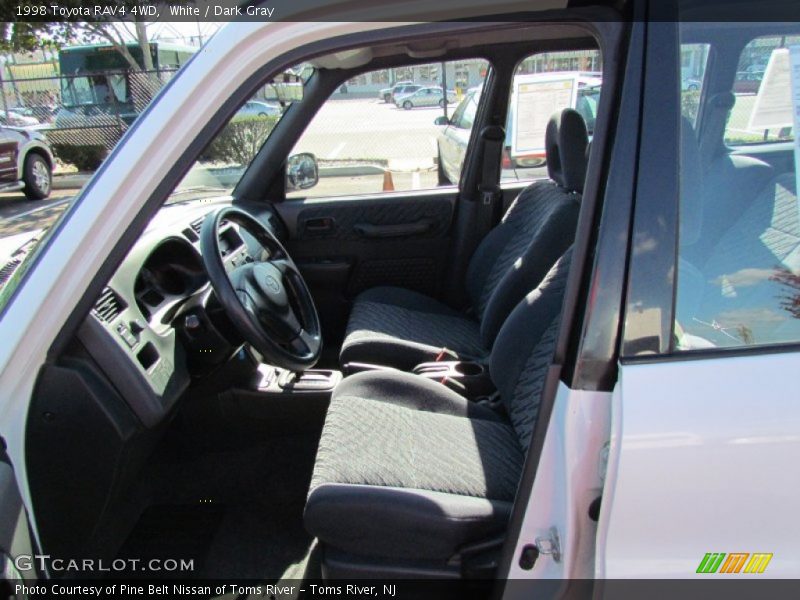 White / Dark Gray 1998 Toyota RAV4 4WD