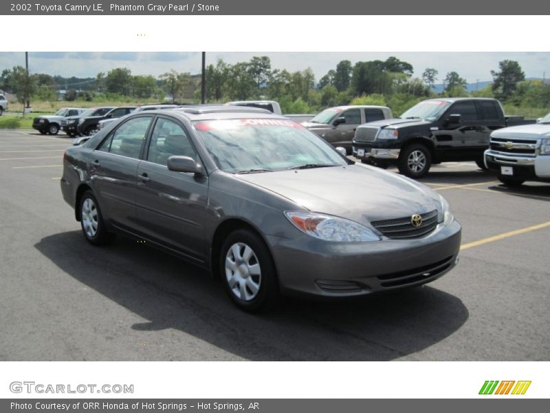 Phantom Gray Pearl / Stone 2002 Toyota Camry LE