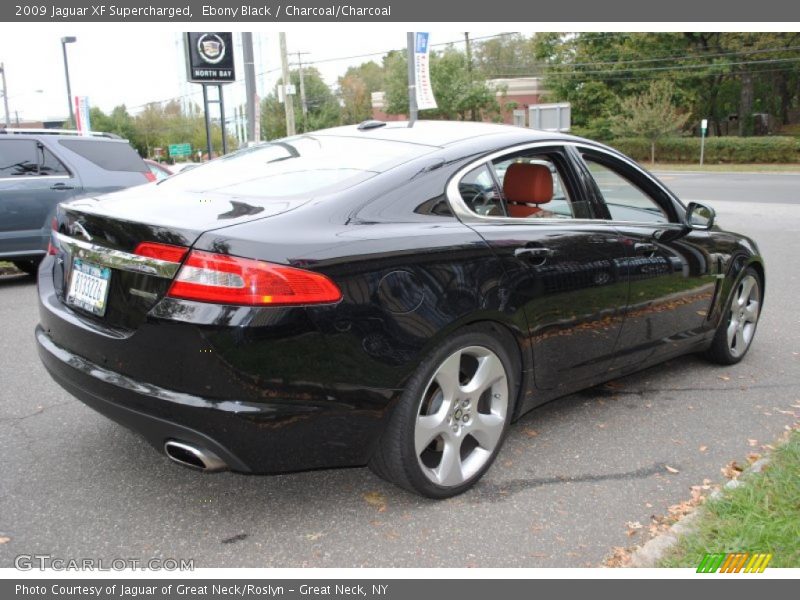 Ebony Black / Charcoal/Charcoal 2009 Jaguar XF Supercharged