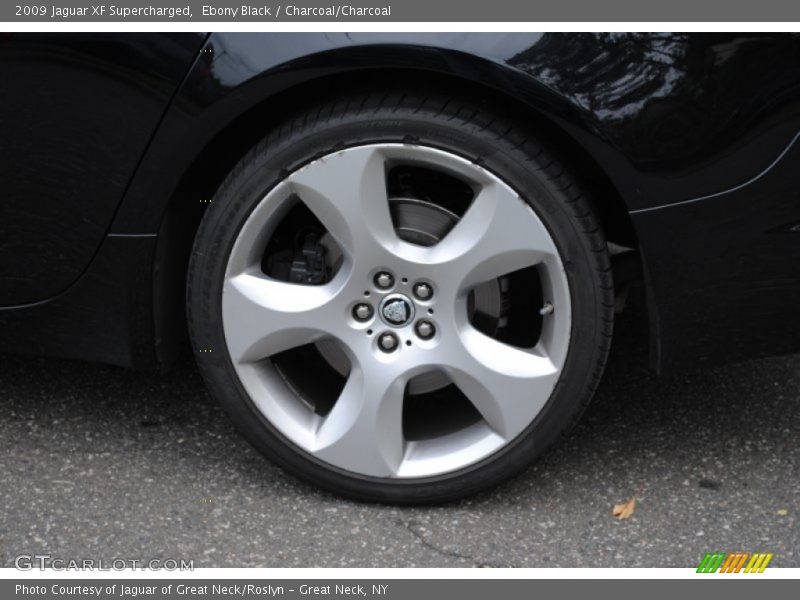 Ebony Black / Charcoal/Charcoal 2009 Jaguar XF Supercharged
