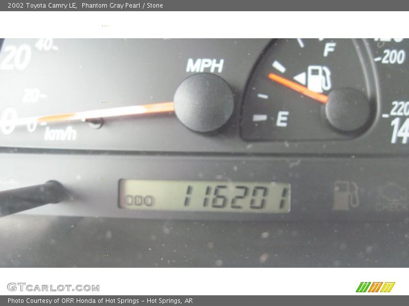 Phantom Gray Pearl / Stone 2002 Toyota Camry LE