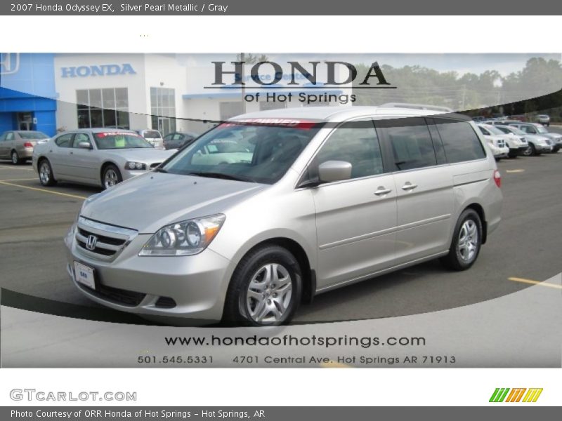Silver Pearl Metallic / Gray 2007 Honda Odyssey EX