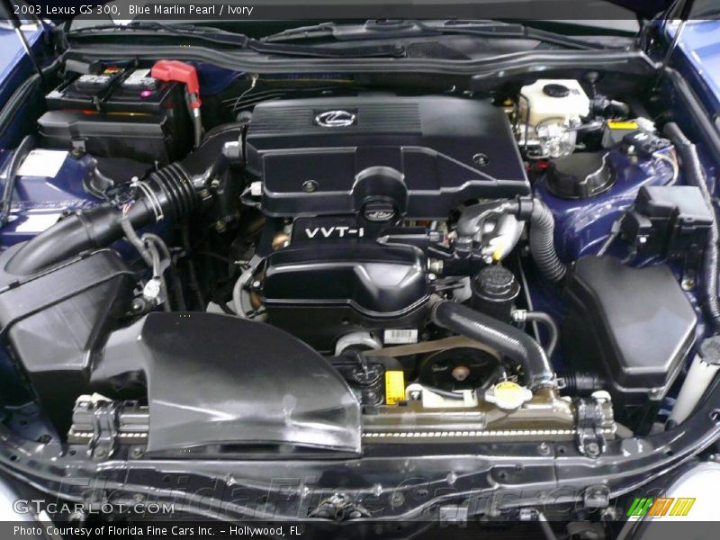 Blue Marlin Pearl / Ivory 2003 Lexus GS 300