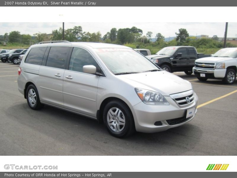 Silver Pearl Metallic / Gray 2007 Honda Odyssey EX