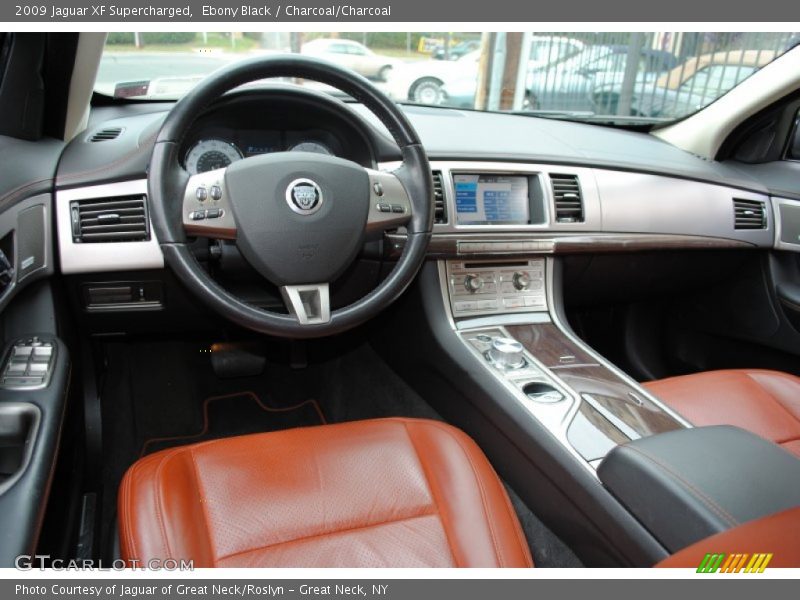 Ebony Black / Charcoal/Charcoal 2009 Jaguar XF Supercharged