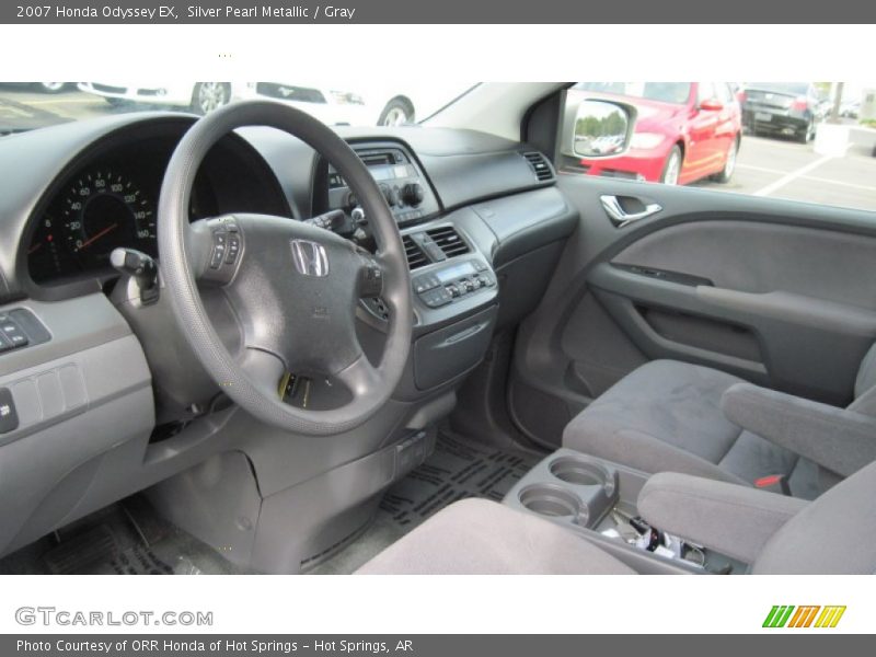 Silver Pearl Metallic / Gray 2007 Honda Odyssey EX