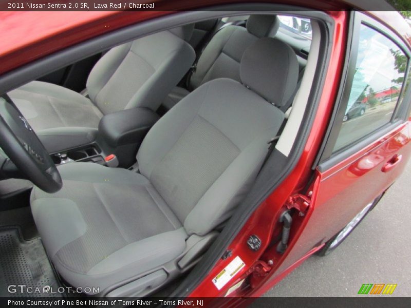 Lava Red / Charcoal 2011 Nissan Sentra 2.0 SR