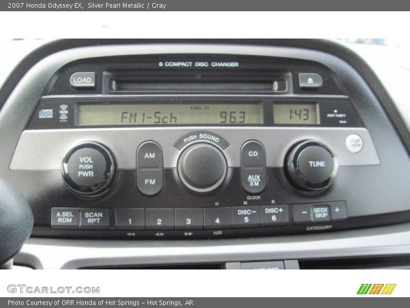 Silver Pearl Metallic / Gray 2007 Honda Odyssey EX