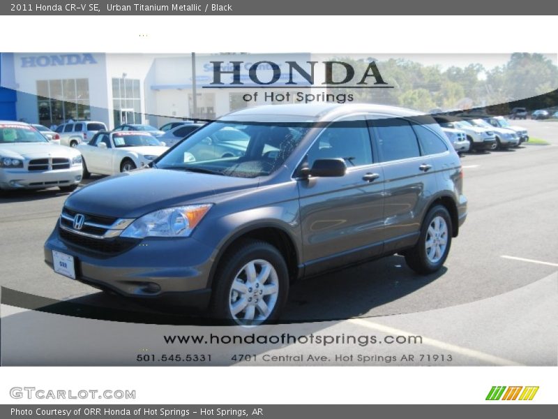 Urban Titanium Metallic / Black 2011 Honda CR-V SE