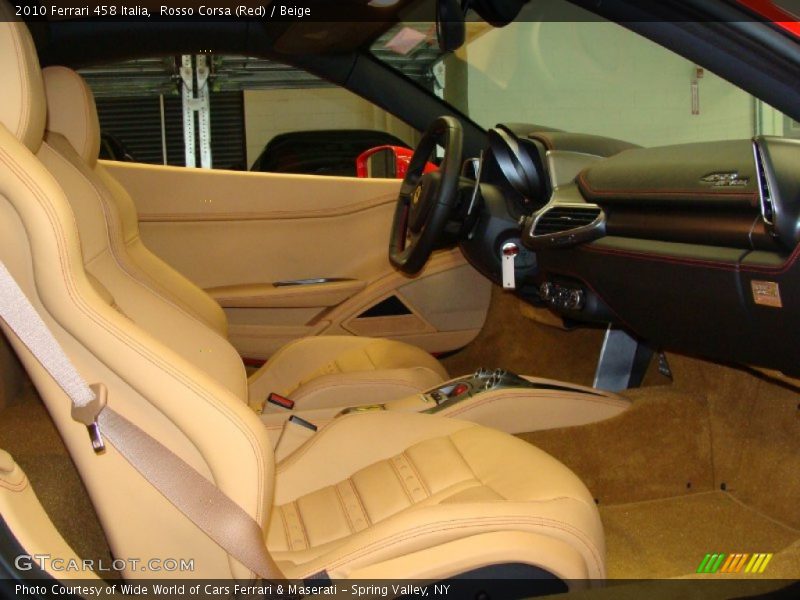  2010 458 Italia Beige Interior