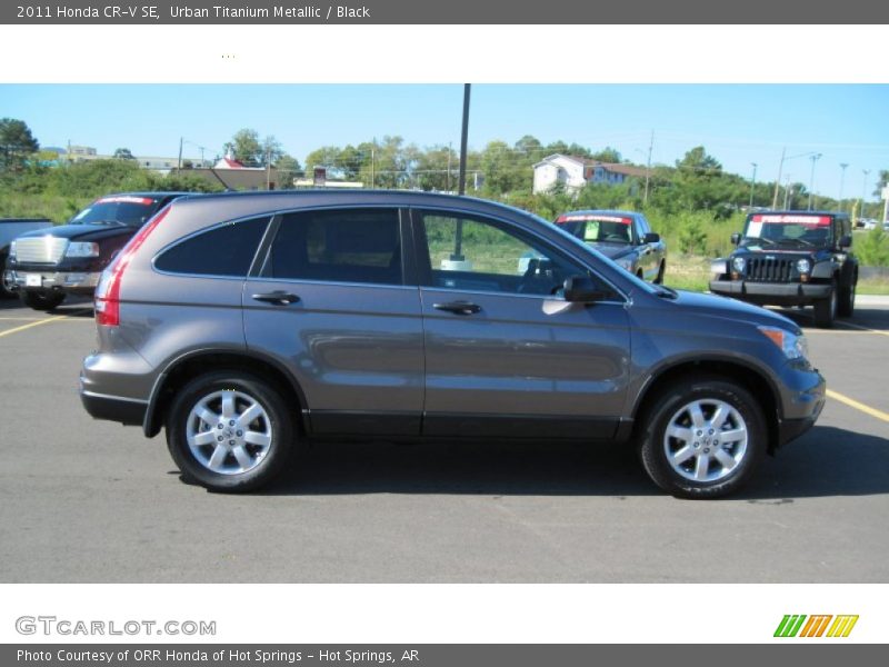 Urban Titanium Metallic / Black 2011 Honda CR-V SE