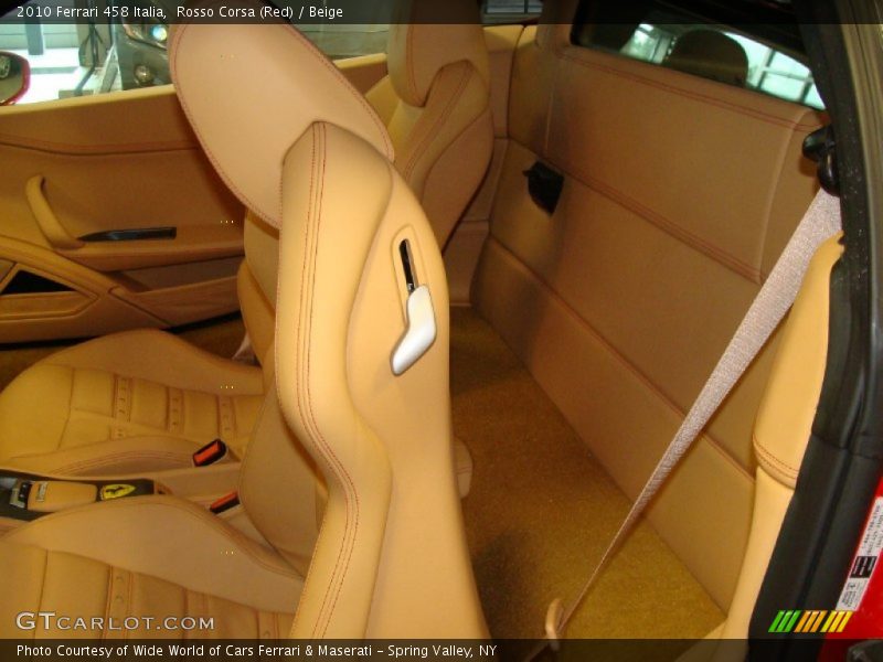  2010 458 Italia Beige Interior