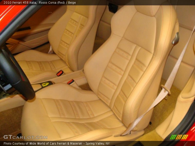  2010 458 Italia Beige Interior