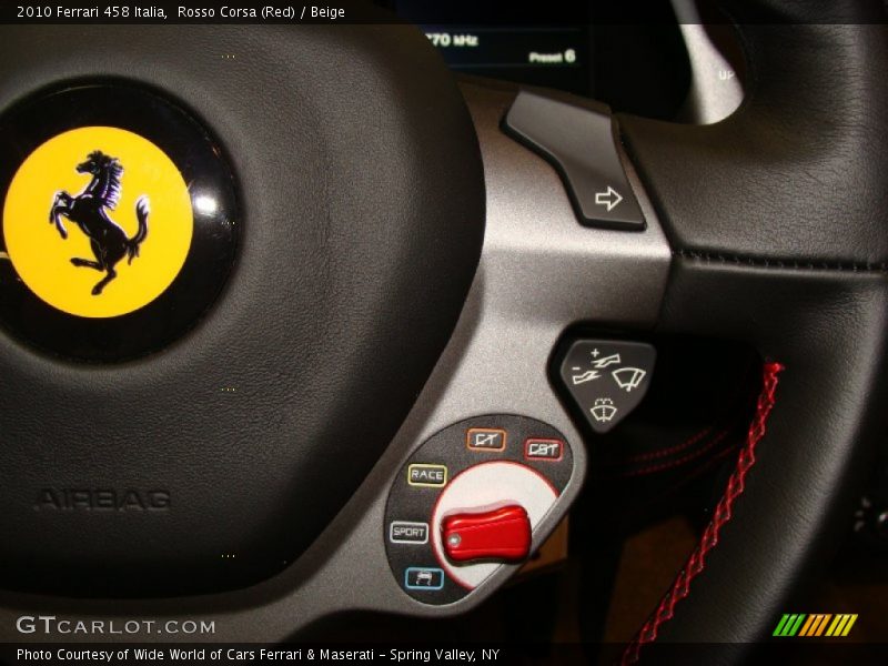 Controls of 2010 458 Italia