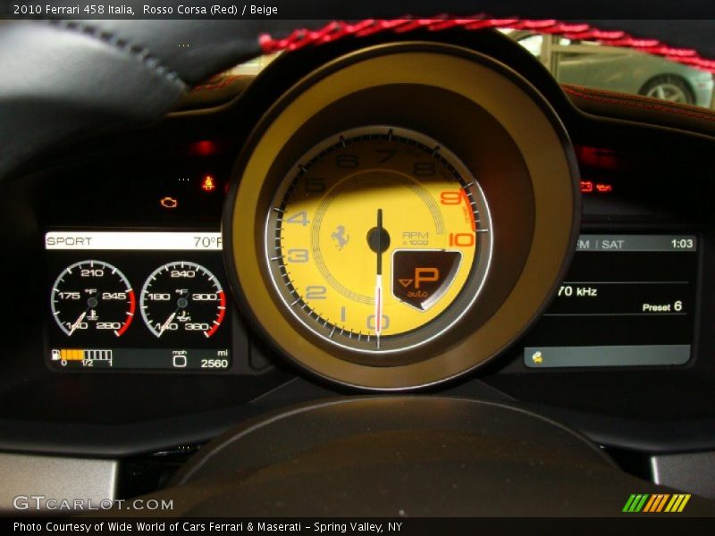  2010 458 Italia Italia Gauges