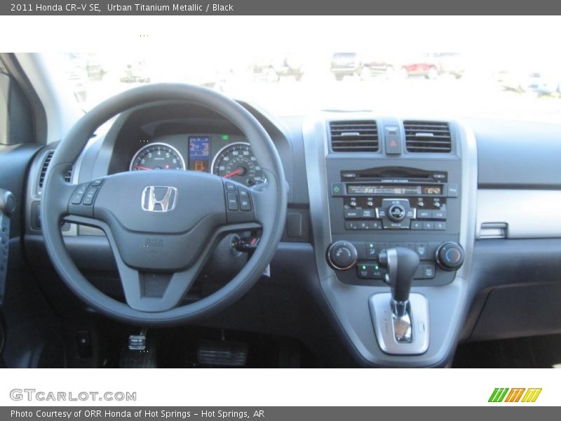 Urban Titanium Metallic / Black 2011 Honda CR-V SE