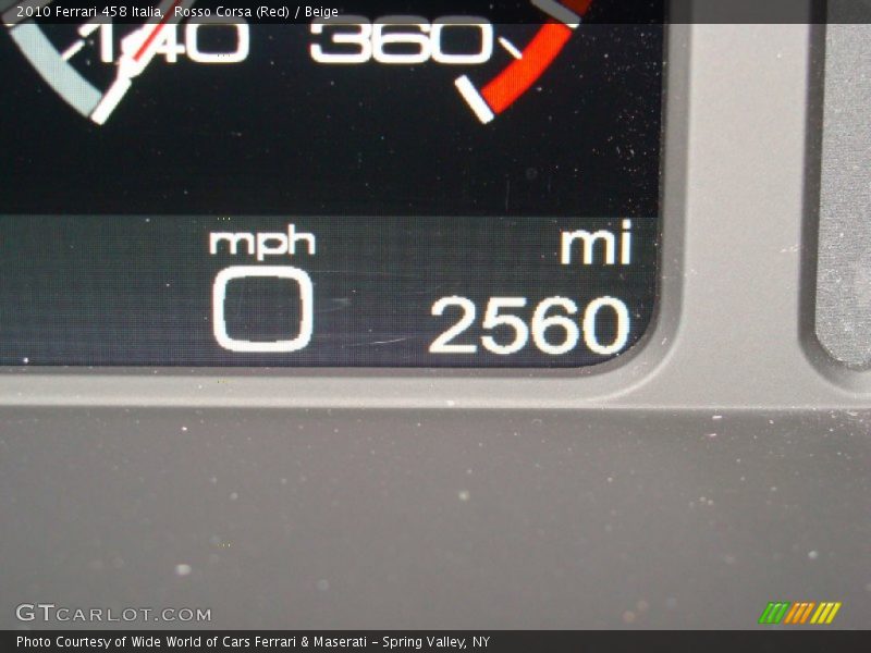 Rosso Corsa (Red) / Beige 2010 Ferrari 458 Italia