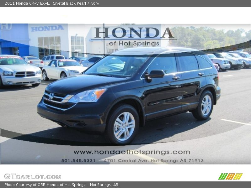 Crystal Black Pearl / Ivory 2011 Honda CR-V EX-L