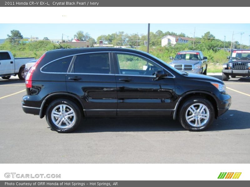 Crystal Black Pearl / Ivory 2011 Honda CR-V EX-L