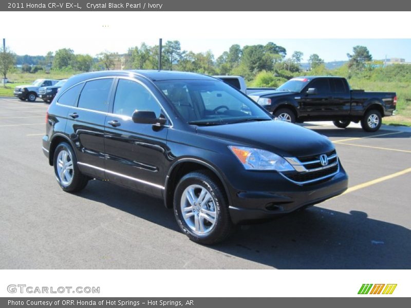 Crystal Black Pearl / Ivory 2011 Honda CR-V EX-L