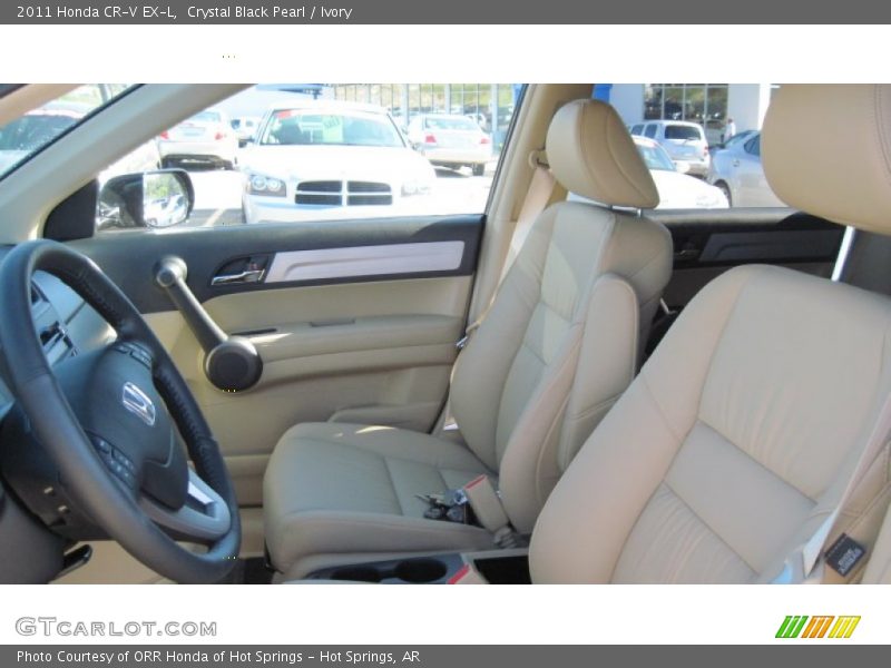 Crystal Black Pearl / Ivory 2011 Honda CR-V EX-L