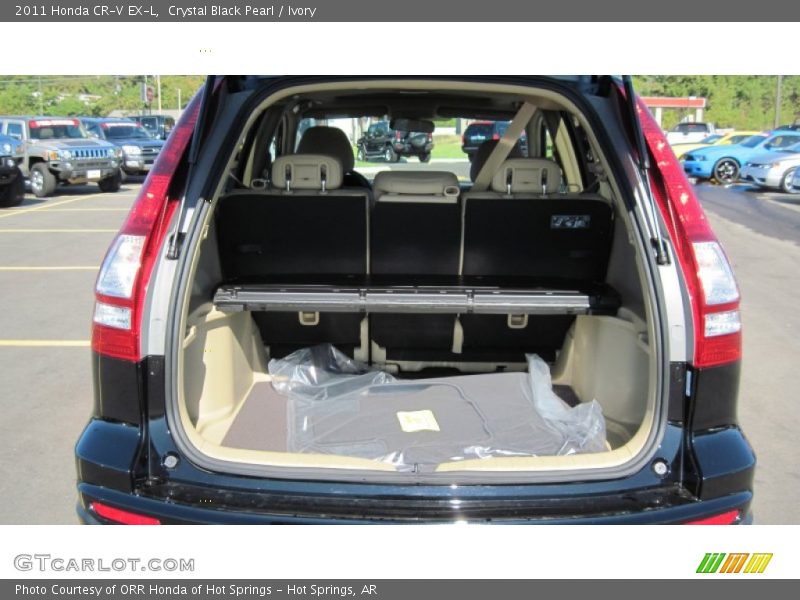 Crystal Black Pearl / Ivory 2011 Honda CR-V EX-L