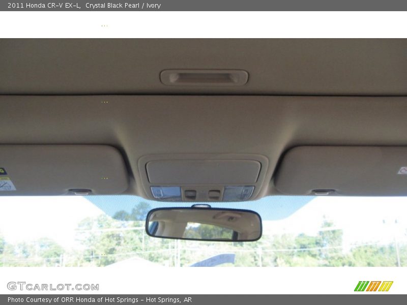 Crystal Black Pearl / Ivory 2011 Honda CR-V EX-L