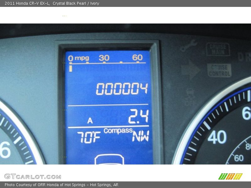 Crystal Black Pearl / Ivory 2011 Honda CR-V EX-L
