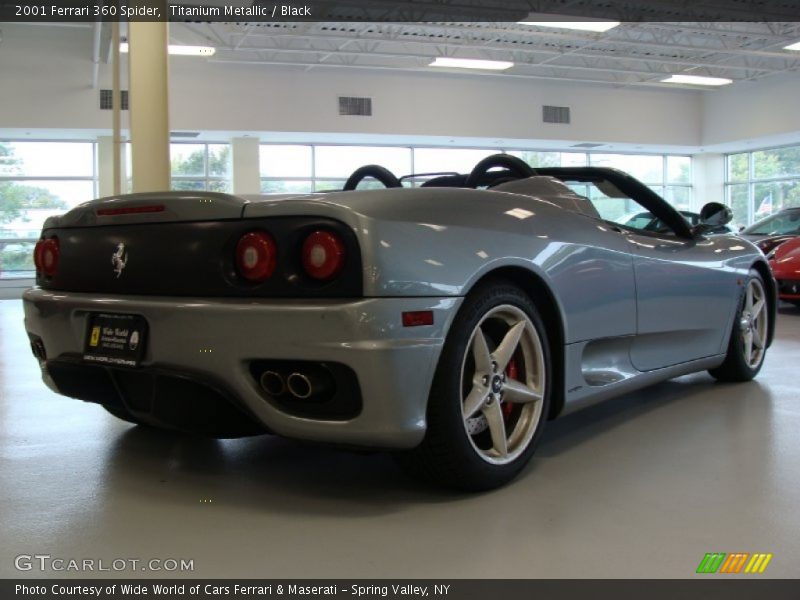 Titanium Metallic / Black 2001 Ferrari 360 Spider