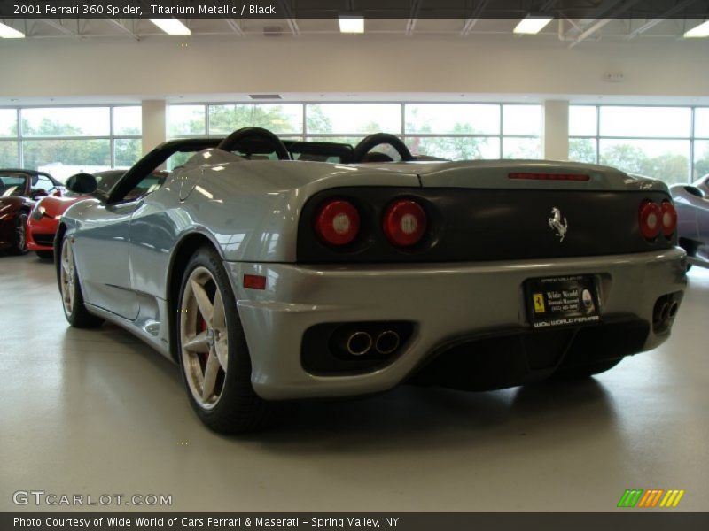 Titanium Metallic / Black 2001 Ferrari 360 Spider