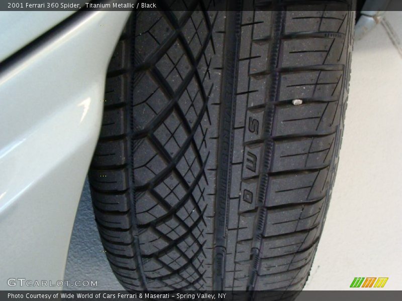 Titanium Metallic / Black 2001 Ferrari 360 Spider