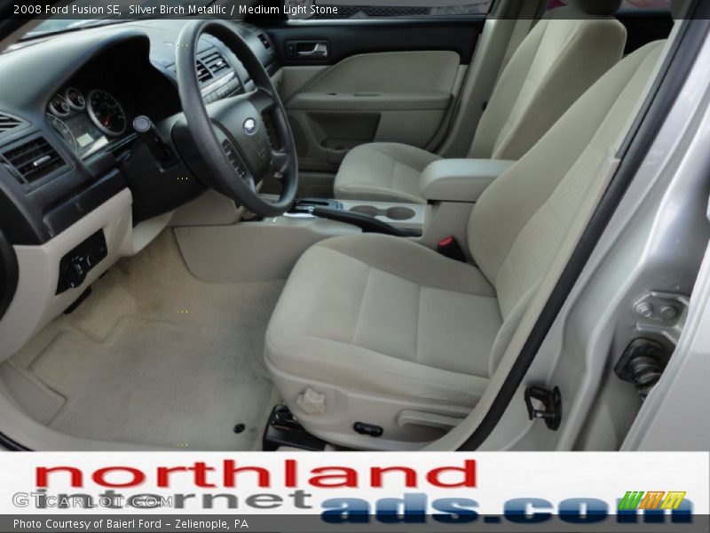 Silver Birch Metallic / Medium Light Stone 2008 Ford Fusion SE