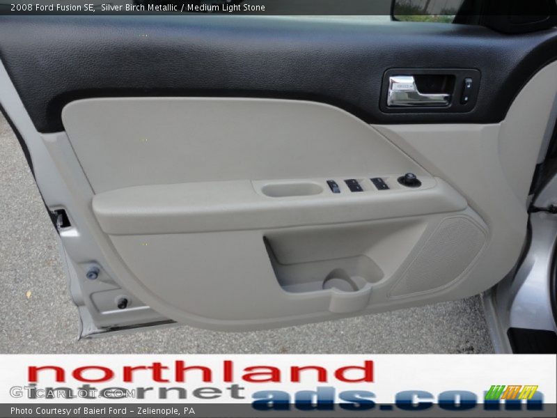 Silver Birch Metallic / Medium Light Stone 2008 Ford Fusion SE