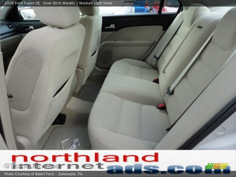 Silver Birch Metallic / Medium Light Stone 2008 Ford Fusion SE