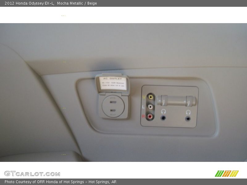 Controls of 2012 Odyssey EX-L