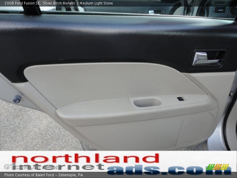 Silver Birch Metallic / Medium Light Stone 2008 Ford Fusion SE