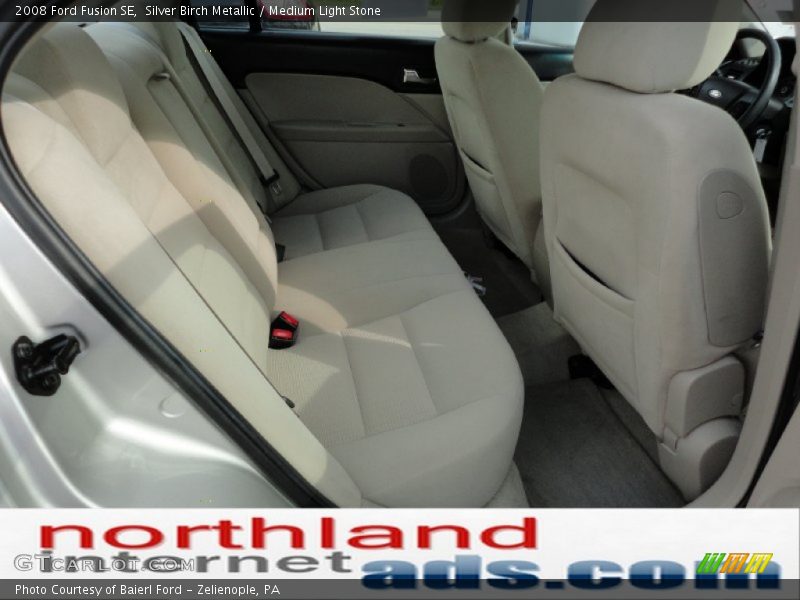 Silver Birch Metallic / Medium Light Stone 2008 Ford Fusion SE