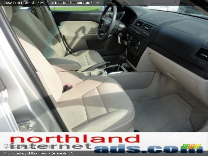 Silver Birch Metallic / Medium Light Stone 2008 Ford Fusion SE