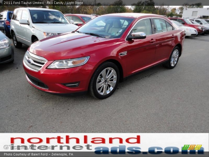 Red Candy / Light Stone 2011 Ford Taurus Limited