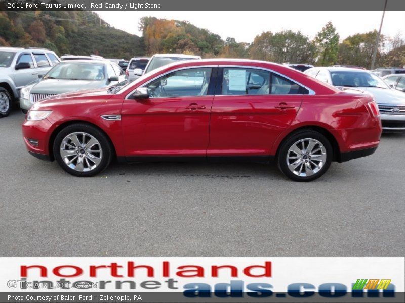 Red Candy / Light Stone 2011 Ford Taurus Limited