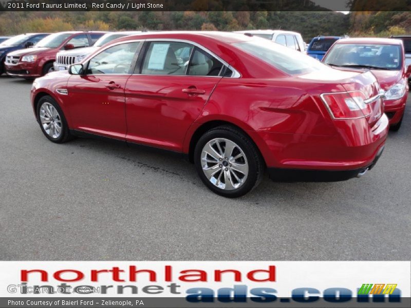 Red Candy / Light Stone 2011 Ford Taurus Limited