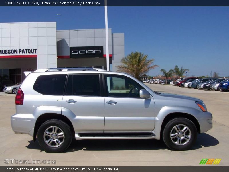 Titanium Silver Metallic / Dark Gray 2008 Lexus GX 470