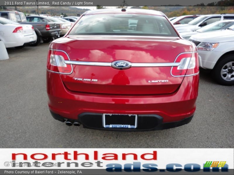 Red Candy / Light Stone 2011 Ford Taurus Limited