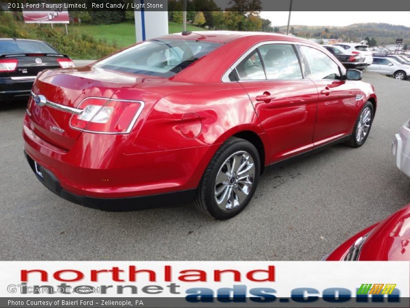 Red Candy / Light Stone 2011 Ford Taurus Limited