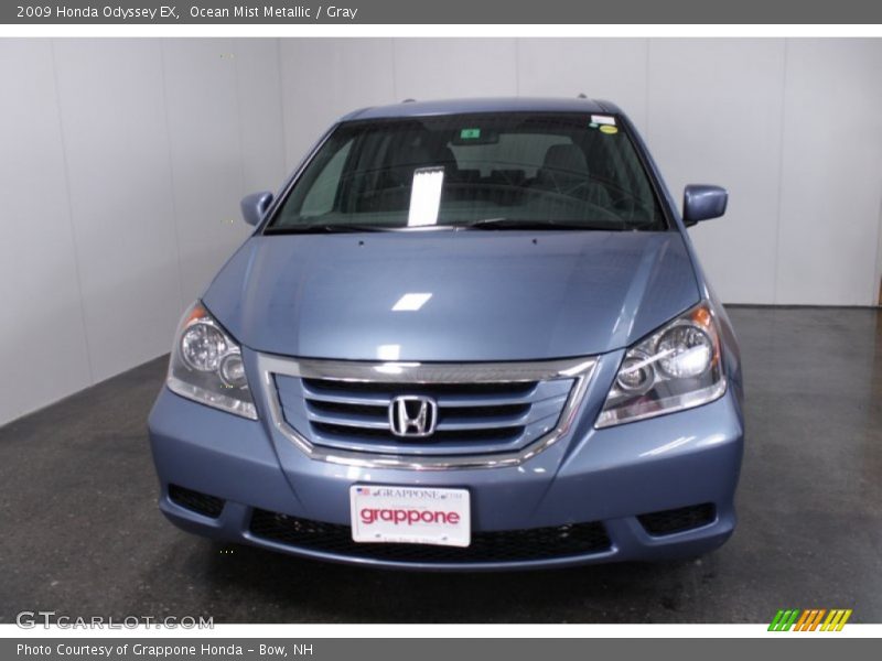 Ocean Mist Metallic / Gray 2009 Honda Odyssey EX