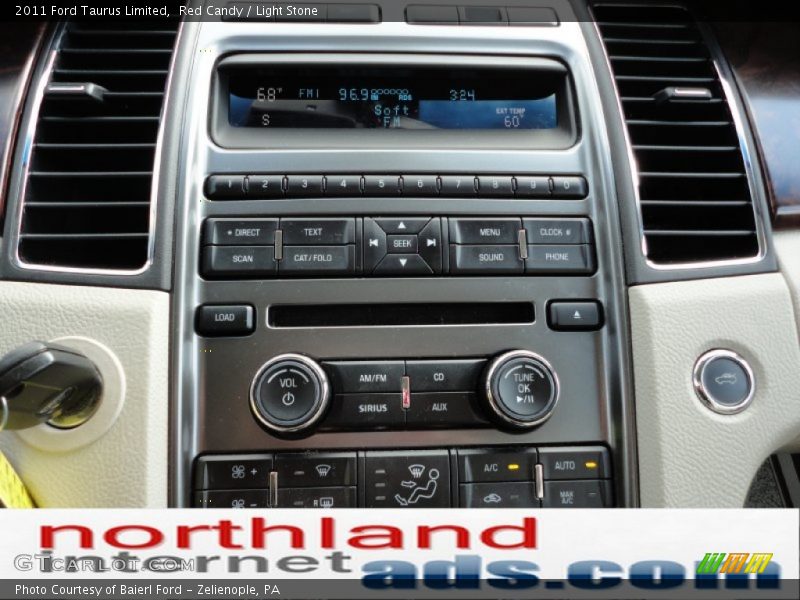 Red Candy / Light Stone 2011 Ford Taurus Limited