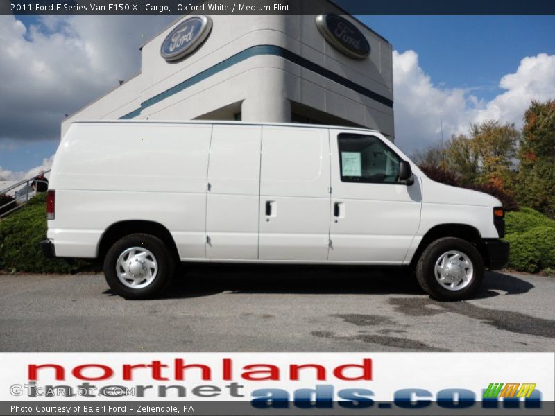 Oxford White / Medium Flint 2011 Ford E Series Van E150 XL Cargo