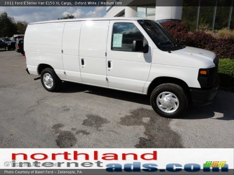 Oxford White / Medium Flint 2011 Ford E Series Van E150 XL Cargo